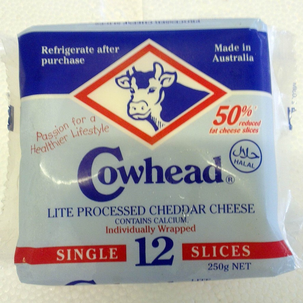COWHEAD Lite Processed Cheddar Cheese 250g