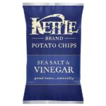 KETTLE Sea Salt & Vinegar Potato Chips 142g